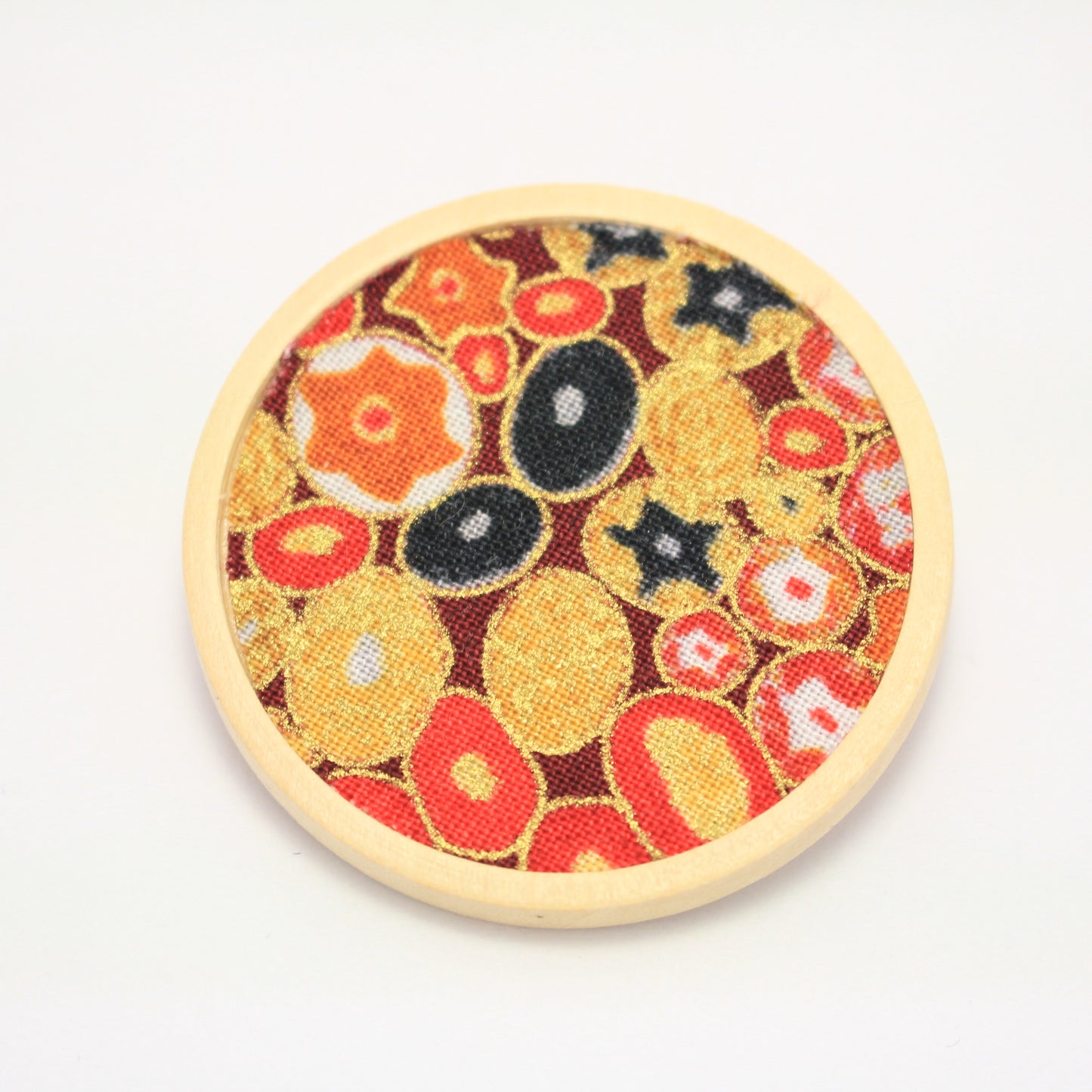 Broche graphique inspiration klimt