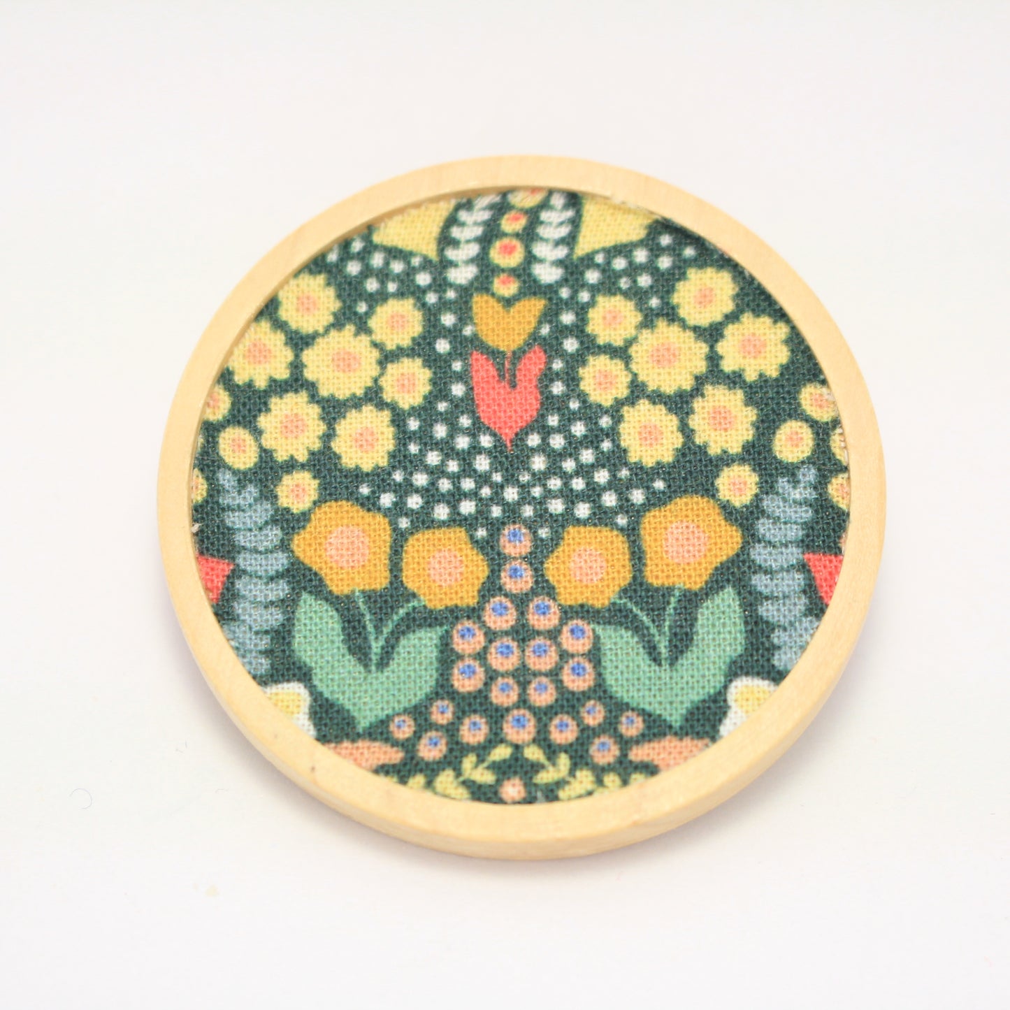 Broche fleurs printemps