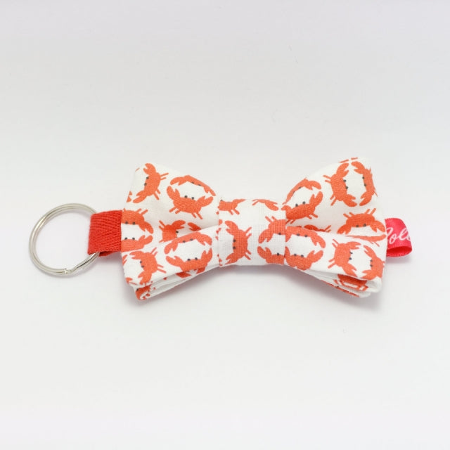 Porte-clés noeud papillon crabes